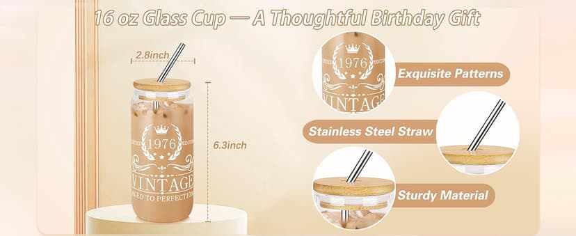 40th 50th 60th Birthday Gifts for Women Tote Bag Birthday Gifts Set for Mom Wife Sister Grandma Birthday Gifts for Her