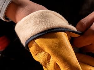 toolant Winter Leather Work Gloves, Warm 3M Thinsulate Lining for Cold Weather Work, Thermal Insulated Gloves
