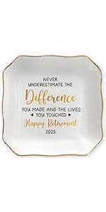 HEXMOZ Retirement Gifts - Retirement Gifts for Women, Men 2025 - Retired Ornament 2025 - Retired Gift for Coworker, Boss, Employee, Teacher, Nurse, Woman, Man - Acrylic Christmas Ornament Keepsake