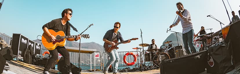 ROTOPATA Acoustic Guitar Strap with Pick Holders, Adjustable Leather Straps with 2 Buttons 2 Locks 3 Guitar Picks, Guitar Accessories for Electric Bass Ukulele, Black