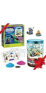 Creativity for Kids Mini Garden: Mermaid Terrarium Kit - Mermaid Gifts for Girls, Crafts and Toys, Holiday Stocking Stuffers for Kids (Ages 6+)