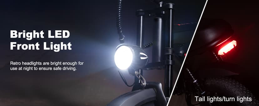 Electric Bike, 16'' Fat Tire E-Bike for Teens/Adults, 500W Small E-Bike with 36V/12.8Ah Removable Battery, Up to 22MPH, 45 Mile Range, Electric Dirt/Mountain Bike for Woman/Men A13