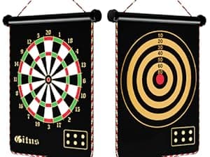 Gitus Magnetic Dart Board Indoor Outdoor Games for Kids with 12 Darts, Gifts for Teenage Boys Teen Boy Gift Ideas Gifts for Boys 8 9 10 11 12 13 14 Years Old Game Room Decor
