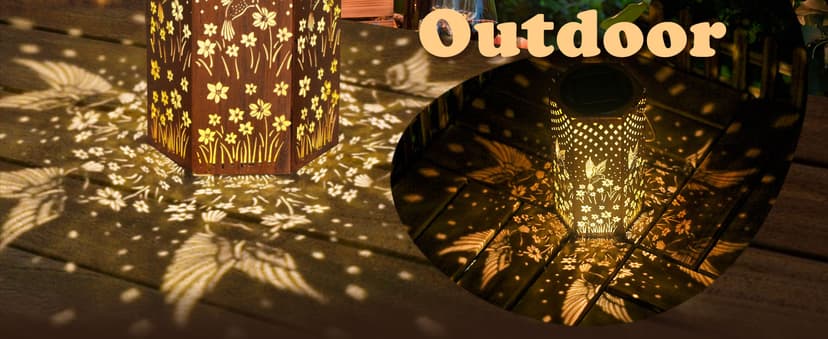 Birthday Gifts for Women Hummingbird Solar Lights Outdoor - Gifts for Mom, Mothers Day Gifts Solar Lanterns Outdoor Waterproof Garden Decoration for Outside, Outdoor, Patio, Yard, Lawn