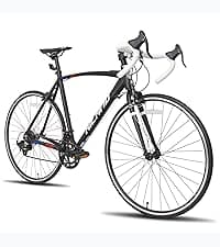 HILAND 700c Road Bike 14 Speed, Aluminum Frame Racing Bike, City Commuter Bicycle for Men Women
