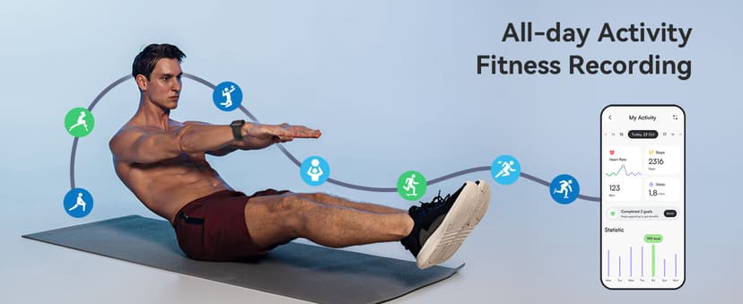 Smart Watch for Men Women(Answer/Make Call), 1.83" Fitness Watch with Heart Rate/Blood Pressure/Blood Oxygen, Pedometer, Sleep Tracker,120+ Sport Modes, IP68 Waterproof Fitness Tracker for Android iOS