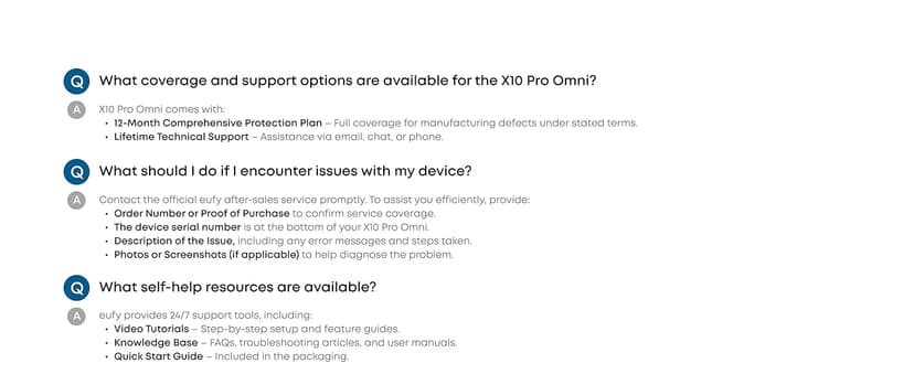 eufy X10 Pro Omni Robot Vacuum and Mop Combo, Incredible Suction, Dual Mops with 12 mm Auto-Lift and Carpet Detection, AI Obstacle Avoidance, Auto Mop Washing&Drying, Self-Emptying, Self-Refilling