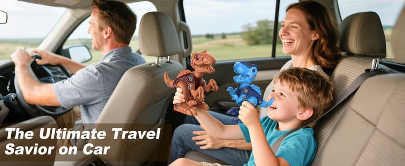 Laradola Dinosaur Toys for 3 4 5 6 7 8 Year Old Boys, Take Apart Dinosaur Toys for Kids 3-5 5-7 STEM Construction Building Kids Toy with Electric Drill, Party Christmas Birthday Gifts Boys Girls