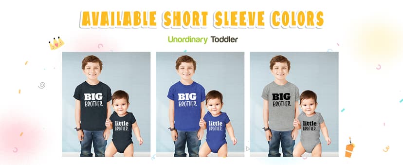 Big Brother Little Brother Shirts Matching Outfits Sibling Gifts Baby Set