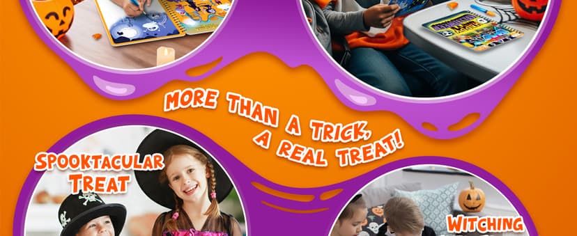 Halloween Boo Basket Stuffers for Toddlers, 4 Pack Halloween Water Coloring Books for Kids, Halloween Activities for Kids, Halloween Crafts for Toddlers, Toddler Travel Essentials, Toddler Gift Toys