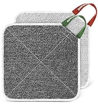 ZOMCHI 2 Count Wash Cloths, Exfoliating Washcloth with Dual Texture for Face and Body, Exfoliating Wash Cloth for Showering (Deep and Gentle)