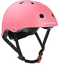 KAMUGO Kids Bike Helmet, Toddler Helmet for Ages 2-8 Boys Girls with Sports Protective Gear Set Knee Elbow Wrist Pads for Skateboard Cycling Scooter Rollerblading