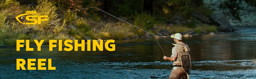 SF SF-003 Pro Fly Fishing Reel for Freshwater,CNC Precision Machining Process,Mid Arbor Design,Smooth Drag System,Lightweight Aluminum Body