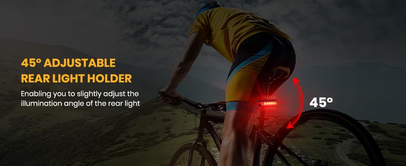 Ascher Ultra Bright USB Rechargeable Bike Light Set, Powerful Bicycle Front Headlight and Back Taillight, 4 Light Modes, Easy to Install for Men Women Kids Road Mountain Cycling B07FC9NRRR