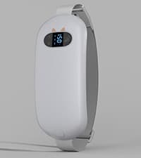 FSA HSA Eligible Portable Heating Pad for Cramps, Upgrade Cordless Electric Period Fast Heating Pad for Back Pain Relief Menstrual Belt 6 Heat 6 Massage Modes Gifts for Women Girls Her Girlfriend Pink