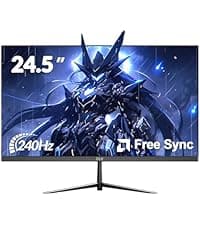 ZZA 49" Curved Gaming Monitor | 5120x1440 Dual QHD, 165Hz/144Hz, 1500R, 32:9 Ultra-Wide, AMD FreeSync, 120% sRGB, Height Adjustable, HDMI 2.1 & DisplayPort 1.4, VESA Mount, Black