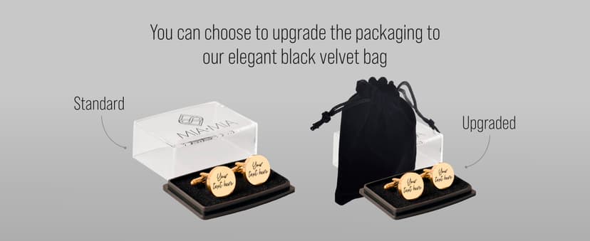 Custom engraved cufflinks for men, personalized wedding gift for groom, father of the bride & groom dad, best men, customized gold & silver cufflinks with dates, quotes or couples initials from bride