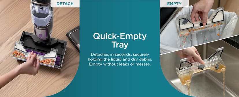 Shark Steam Pickup Lightweight 3-in-1 Steam Mop Cleaner Picks Up Debris, Deep Scrubs & Steam Sanitizes - All At Once for Home with Sealed Hard Floors like Hardwood, Tile & Laminate, SD201