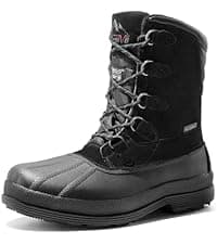 NORTIV 8 Men's Insulated Waterproof Winter Snow Boots Warm Outdoor Boots for Cold Weather