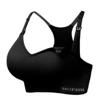HOFISH 3PACK Full Bust Seamless Nursing Maternity Bras Bralette S-XXL with Extra Bra Extenders & Clips