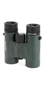 Celestron - Nature DX 8x42 Binoculars – Ideal for Birding and Outdoors – 42mm Objective Lenses – Wide 7.4° Field of View – BaK-4 Prisms – Fully Multi-Coated – Waterproof and Fogproof
