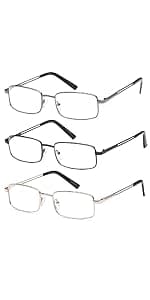 Gamma Ray Computer Blue Light Blocking Gaming Glasses w/Amber Tint and Anti Glare UV Digital Eyestrain