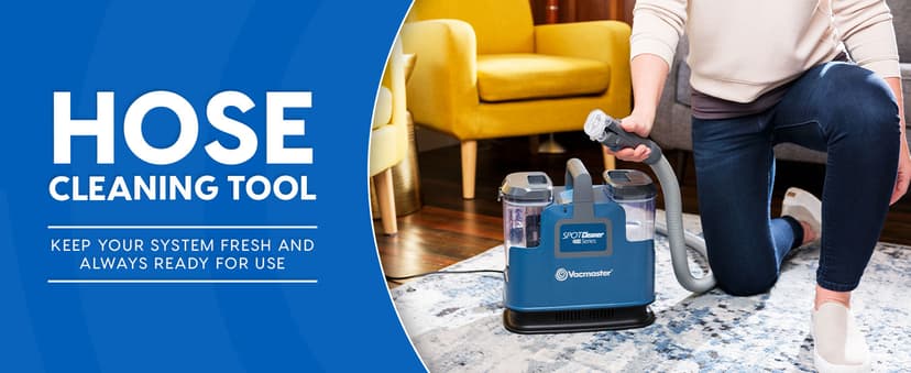 Vacmaster SCB301 400 Series Portable Carpet & Upholstery Spot Cleaner Machine, 15Kpa Power Suction with Versatile Tools for Pets, Area Rugs and Couches