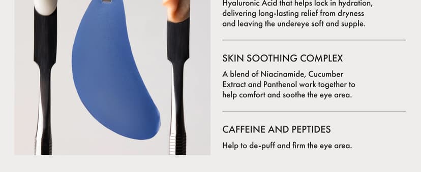 Summer Fridays Jet Lag Hydrating Eye Patches - De-puffing Hydrogel Under Eye Masks with Hyaluronic Acid, Caffeine + Peptides - Soothing + Refreshing At-Home + Travel Skin Care (6 Pairs) B0F19YY96Z