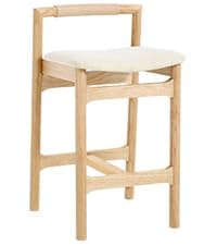 Zesthouse Swivel Farmhouse Bar Stools Set of 4, 26" Modern Counter Stools with Open Back & Natural Wood Legs, Upholstered Linen Fabric Counter Height Barstools, High Chairs for Island Kitchen, Green