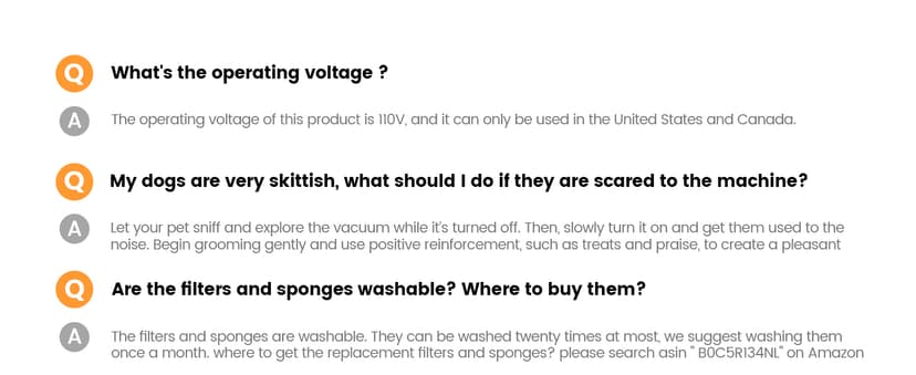AIRROBO Dog Grooming Vacuum, Dog Grooming Kit,12000Pa Strong Pet Vacuum, 2L Large Capacity Vacuum for Shedding Grooming Hair, Quiet,PG100