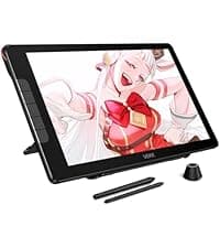 VEIKK VK2200PRO 21.5 Inch Drawing Tablet with Screen,99% sRGB Graphics Tablet,16384 Levels Pen Pressure Drawing Pad for PC,Adjustable Stand,2 Battery-Free Stylus,Compatible with Windows Mac Linux