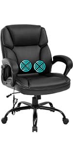 BestOffice Big and Tall Office Chair 500lbs Desk Chair Mesh Computer Chair with Lumbar Support Wide Seat High Back