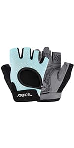 ATERCEL Workout Gloves for Men and Women, Exercise Gloves for Weight Lifting, Cycling, Gym, Training, Breathable and Snug fit