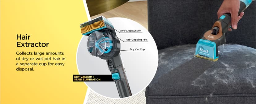 Shark Carpet Xpert Hair Pro with Stain Striker, Upright Carpet, Area Rug & Upholstery Cleaner, Carpet Shampooer, 4 Tools, Copper, EX301