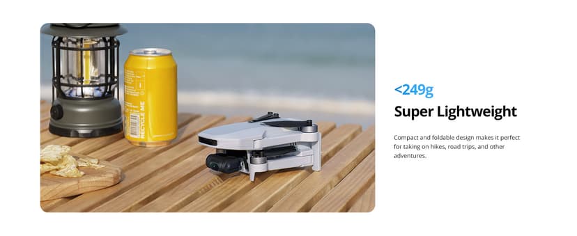 Potensic ATOM 3-Axis Gimbal 4K GPS Drone, Under 249g, 32 Mins Flight, 6KM Long Range Transmission, Visual Tracking, 4K/30FPS QuickShots, 12MP Photo, Lightweight and Foldable for Adults Beginners