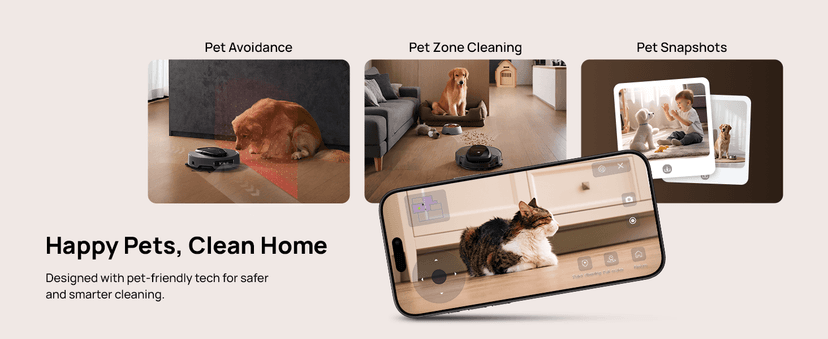 3i G10+ Robot Vacuum and Mop Combo, 18,000 Pa Suction, 60-Day Hands-Free Cleaning with Quiet Debris Compression, Smart LiDAR Navigation, Auto Extension Along Edges, Ideal for Hard Floors & Carpets