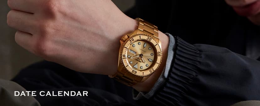 SEIKO Automatic Watch for Men 5-7S Collection - with Day/Date Calendar, Luminous Hands, Stainless Steel Case & Bracelet