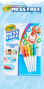 Crayola Color Wonder Magic Light Brush, Mess Free Painting Station for Kids, Gift for Kids, Toddler Toys & Activities, Ages 3, 4, 5