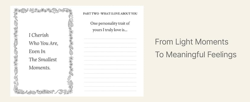 What I Love About You Leather Book – 30 Reasons Why I Love You, Fill-In-The-Blank Journal for Him & Her, Romantic Couples Keepsake (Brown)