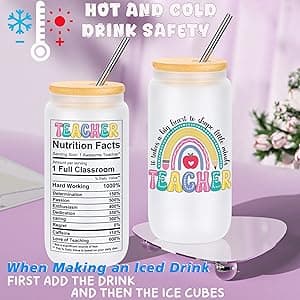 Teacher Appreciation Gifts for Women, End of Year Thank You Gifts for Teachers Basket Set of 5