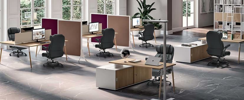 500lbs Big and Tall Office Chair Adjustable Lumbar Support for Back Pain, Extra Wide Seat Executive Office Chair Thick Armrest Pad, Heavy Duty Base&Upgraded Wheels, Ergonomic Comfy Computer Desk Chair