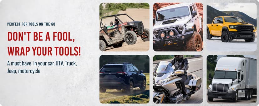 TOUGHEST Roll Up Tool Bag Organizer - 7 Pouches (3 Detachable) Compact Portable Tool Storage Box - 1680D Waterproof Small Tool Bag for Car - Gifts for Dad Mechanic Electrician