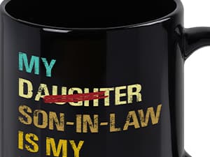 YHRJWN My Son In Law Is My Favorite Child Mug-11Oz, Funny Gift for Mother-in-Law or Father-in-Law, Ceramic Coffee Mug for Mother's Day, Father's Day, Birthday, Christmas B0FNNBHKXR
