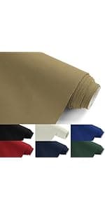 Waterproof Canvas Fabric by The Yard, 58inch 600D Upholstery Fabric Polyester Material Outdoor Water Resistant Material for Sewing Chair Patio Cushion Bag Sofa Seat Repair, 1 Yard Flaxen Grey