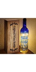 Christmas Gifts for Women - Best Christmas Gifts 2025 - Wine Bottle Lights with Cork - Light Up Lamp Decor for Home Decorations - Birthday Friendship Unique Gift for Womens Men Girls Boys Adults