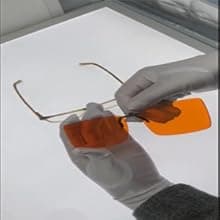 Vyzia Clip On Blue Light Blocking Glasses For Sleep | Fits Over Prescription Glasses, Orange Lenses Help Reduce Computer Eye Strain and Induce Sleep