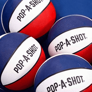 Pop-A-Shot Home Single Shot | Arcade Basketball Fun at Home | Infrared Sensor Scoring | 6 Game Modes | 4 Balls | Foldable Storage | for All Players