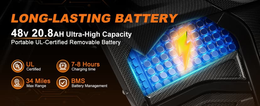 EM5 Electric Dirt Bike w/Light & Display, Off-Road Motorcycle 3400W 3 Speed Modes (Max 40MPH) 48V Range 53MI,14"/12" Tires,Dual Suspension & Hydraulic Brakes Fit Age 13+