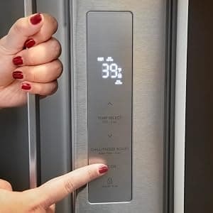 Sharp SJF2955KS 28.9 cu. ft., 3-door French Door Refrigerator, Ice/Water Dispenser, Advanced Cooling Plus System, Chill-Boost & Freezer-Boost, Automatic Dual Ice Maker Garage Ready, Stainless Steel