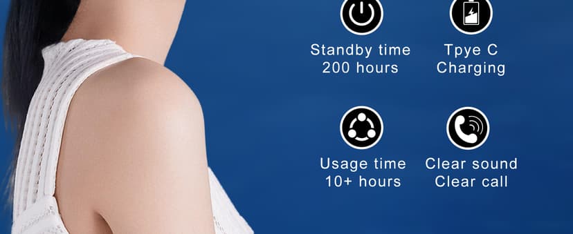 Kendir Bluetooth Headset, V5.0 Ultralight Wireless Headphone Cell Phone Earpiece with Mic Headsetcase,Volume Control, Handsfree Earbud,Compatible with Android/iPhone/Smartphones/Laptop